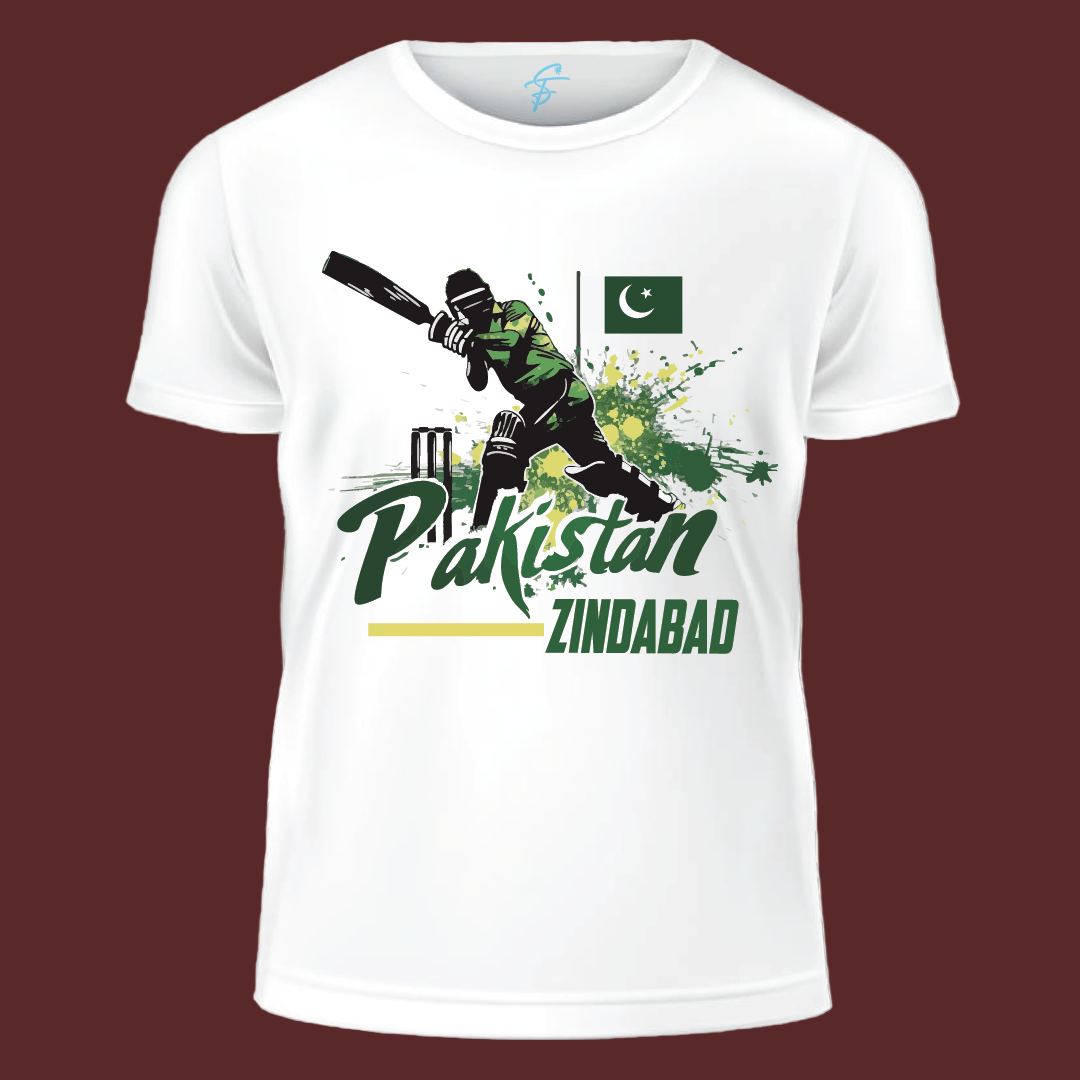 Pakistan Zindabad T-Shirt, 100% Cotton
